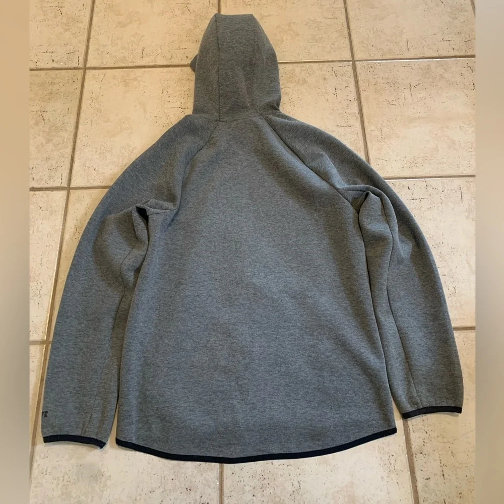 💜 Russell Gray Full-Zip Hoodie Jacket - Fusion Knit - Size S - Picture 3 of 5